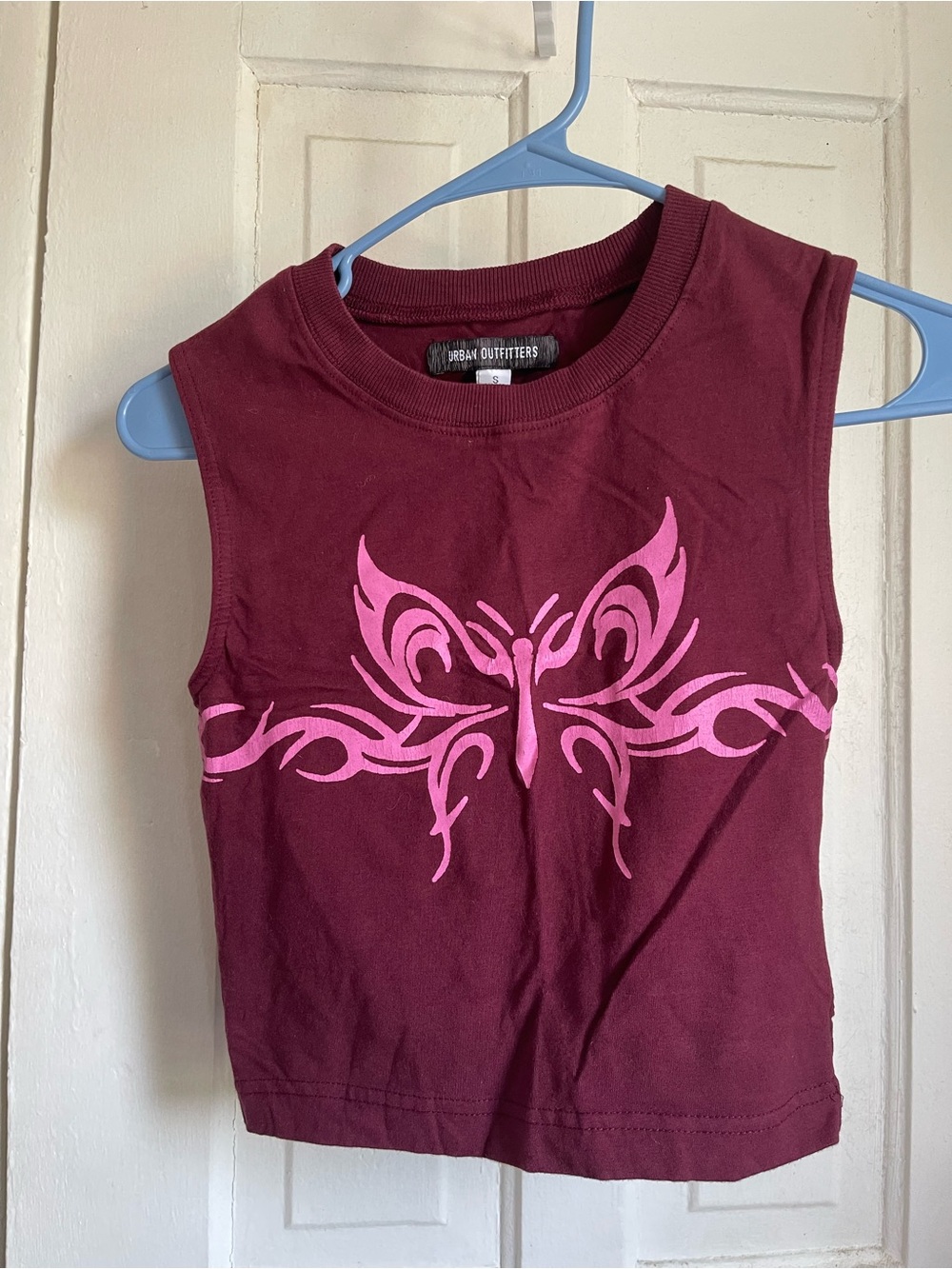 Urban Outfitters Maroon Crewneck Tee